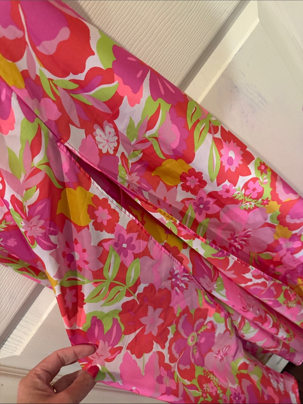 Free People “All A Bloom” neon floral maxi dress, XS - Picture 6 of 10